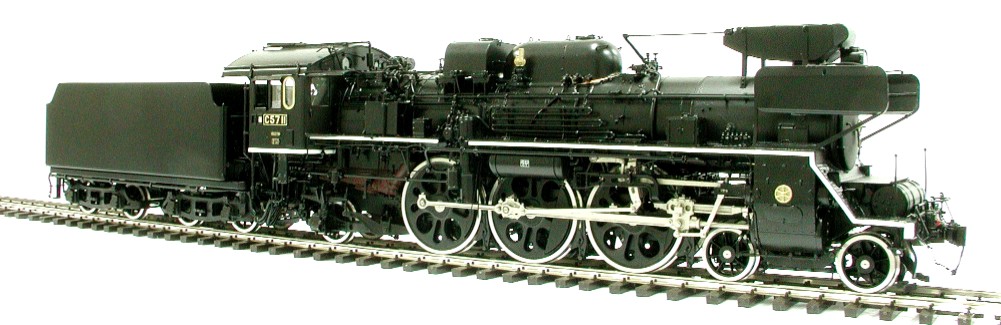 OJ 国鉄 C57 11号機（福知山）重装備タイプ 塗装済みサンプルの